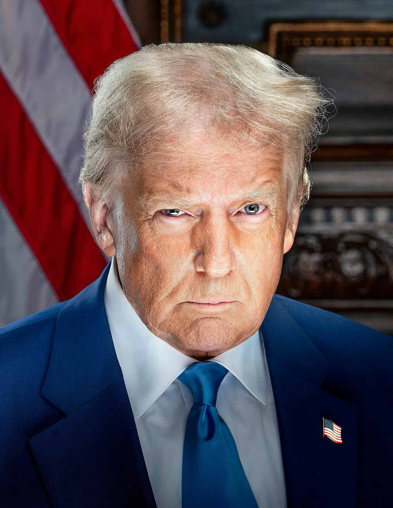 File:January 2025 Official Presidential Portrait of Donald J. Trump.jpg