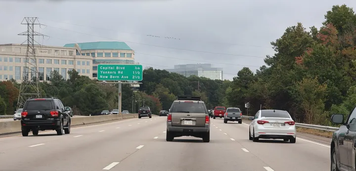 I-440 East-US 1 North in Wake County (October 2023) 02