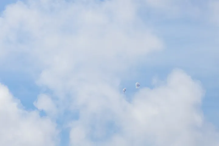 Two PAC-2 Patriot Missiles Intercept Cruise Missile Surrogate (7275213)