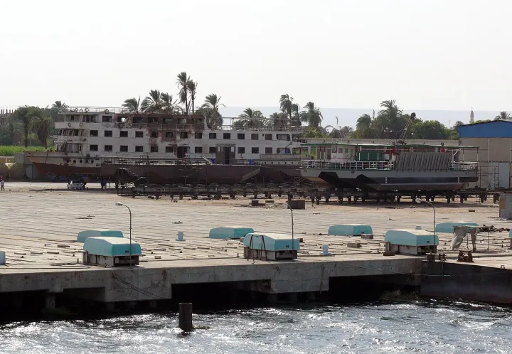 Nile cruise ship shipyard.JPG