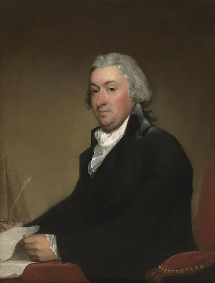 PORTRAIT OF ROBERT R. LIVINGSTON, FIRST SECRETARY OF FOREIGN AFFAIRS UNDER THE CONTINENTAL CONGRESS