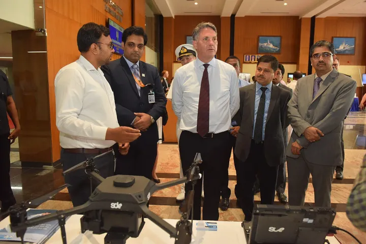 Hon. Richard Marles MP, Deputy Prime Minister & Defence Minister of Australia visits iDEX Showcase