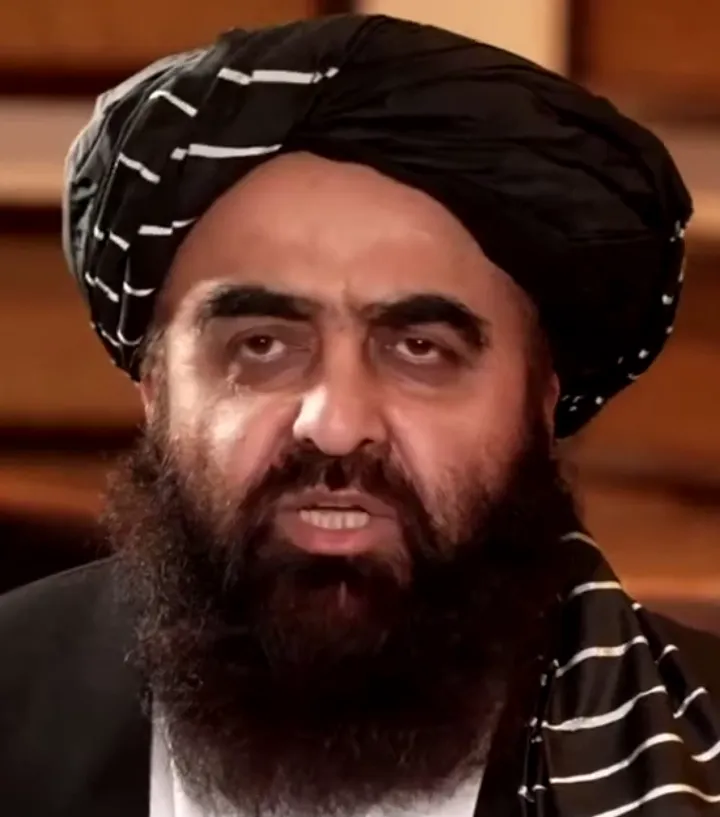 Amir Khan Muttaqi in November 2021