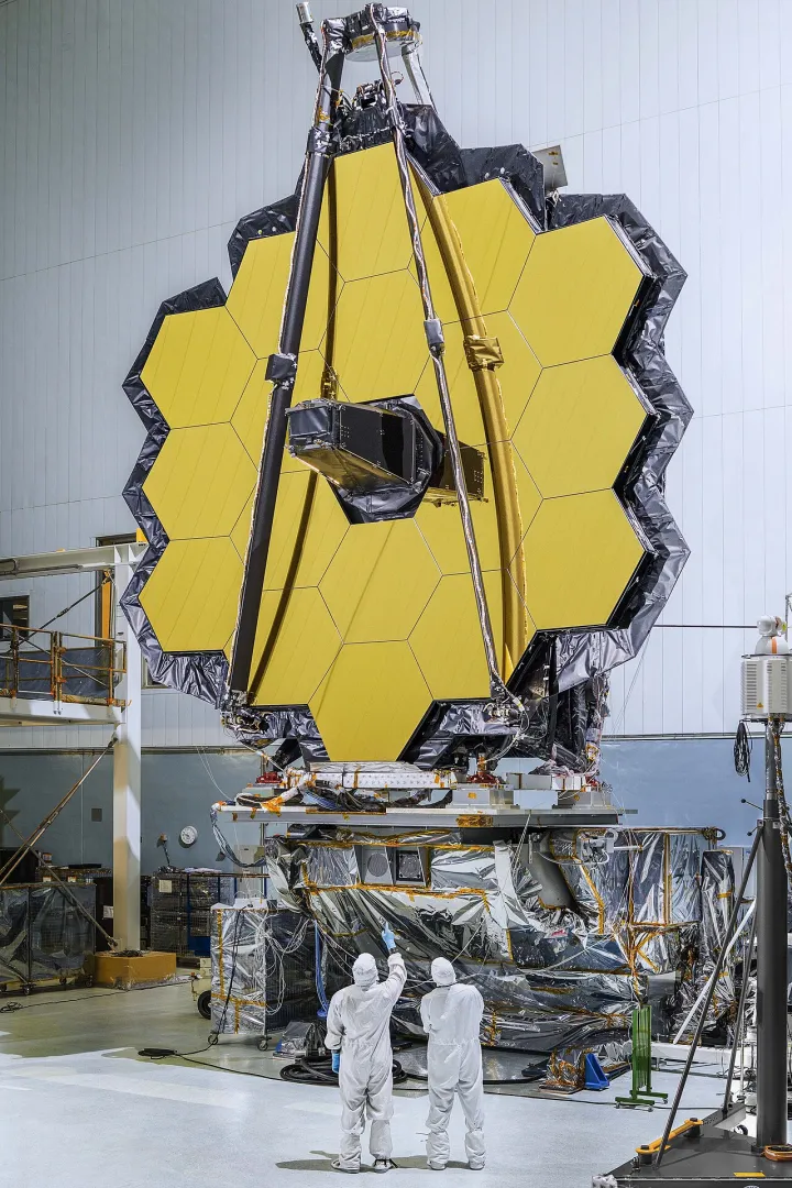 James Webb Space Telescope Mirrors Will Piece Together Cosmic Puzzles (30108124923)