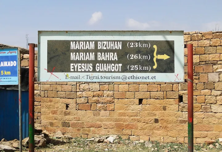 Sign in Tigray Region