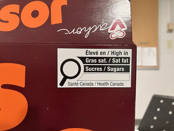 Health Canada Food Warning Labels
