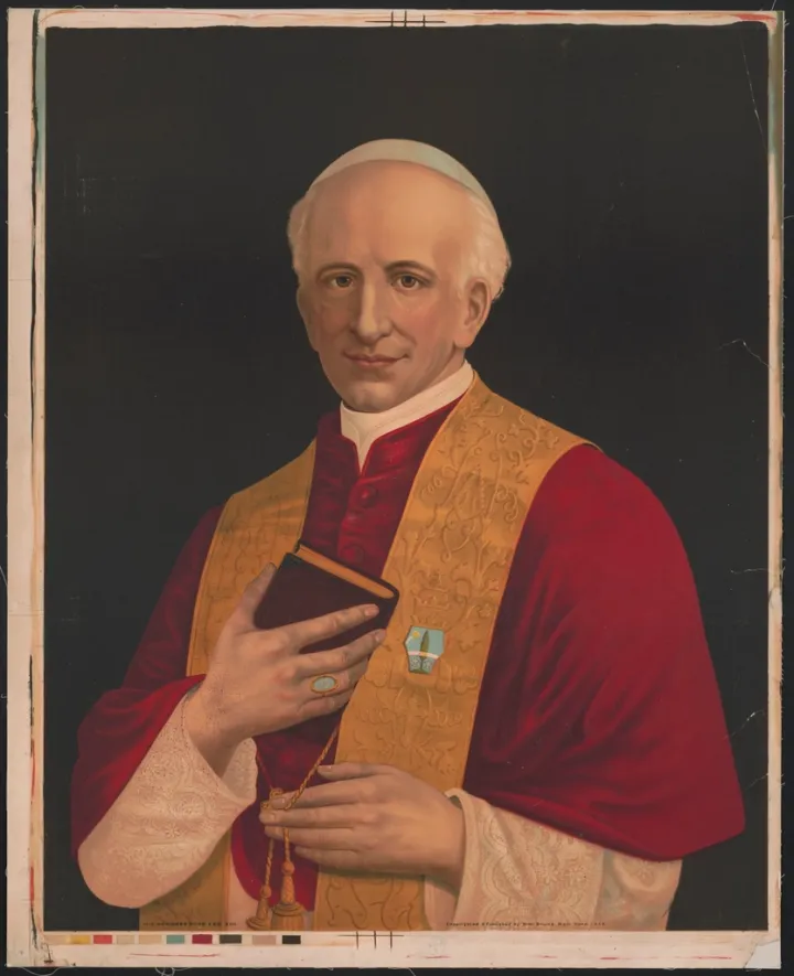 His holiness Pope Leo XIII