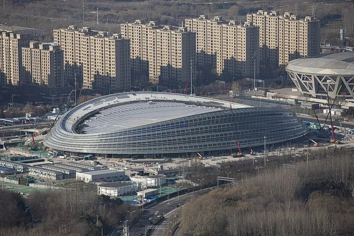 National Speed Skating Oval in Beijing, venue of the World Humanoid Robot Games