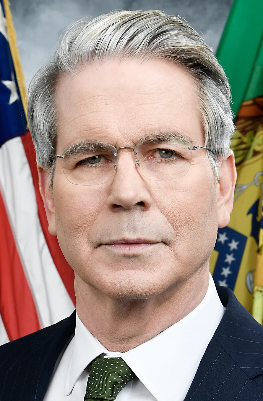 File:Official portrait of Treasury Secretary Scott Bessent (head cropped).jpg