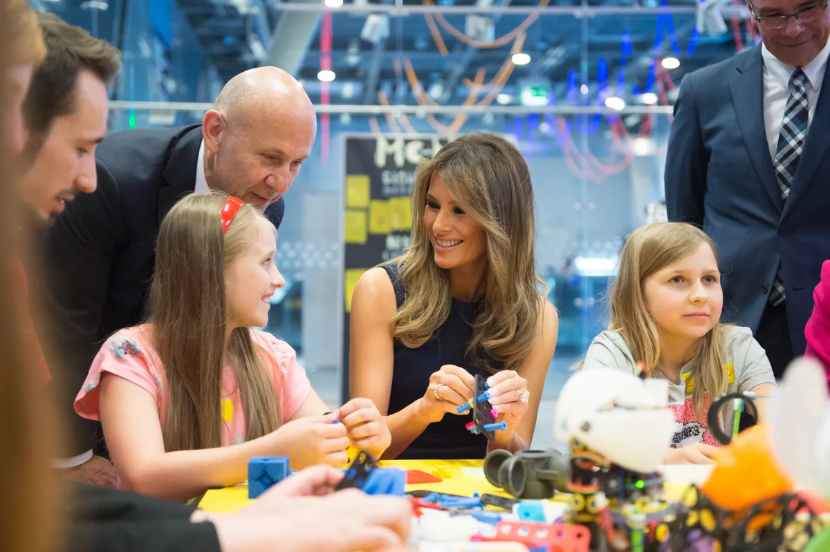 File:Melania Trump visits Copernicus Science Center (Centrum Nauki Kopernik), July 6, 2017.jpg
