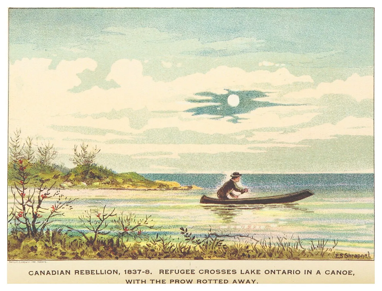 File:CONANT(1898) p239 Crossing Lake Ontario in a canoe.jpg