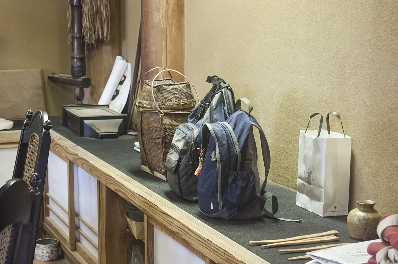 File:Counter with various bags in Yakushima, Japan 2015 (23278865676).jpg