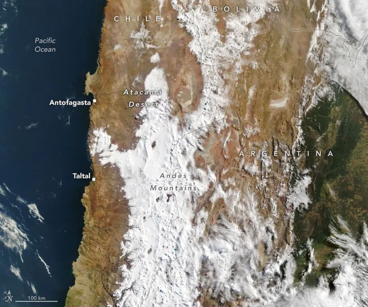 Rare, Widespread Snow in the Atacama Desert (1280714 - wide tmo 20260819)