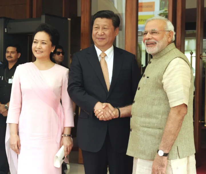 PM and Chinese President Xi Jinping in Ahmedabad - 15275647382