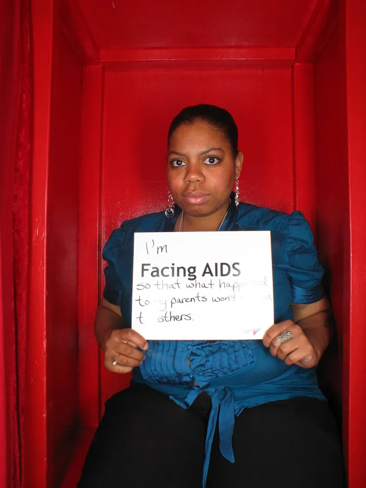I'm Facing AIDS so that what happened to my parents won't happen to others. (4081017467)