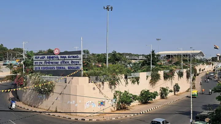 SMVT Bengaluru railway station (April 2024)