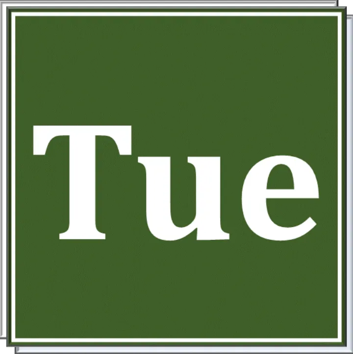 Tuesday Abbr GW