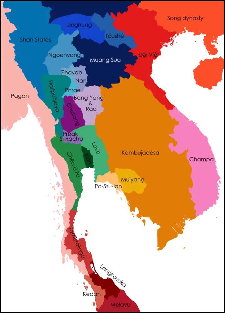 Mainland Southeast Asian in 1180 CE