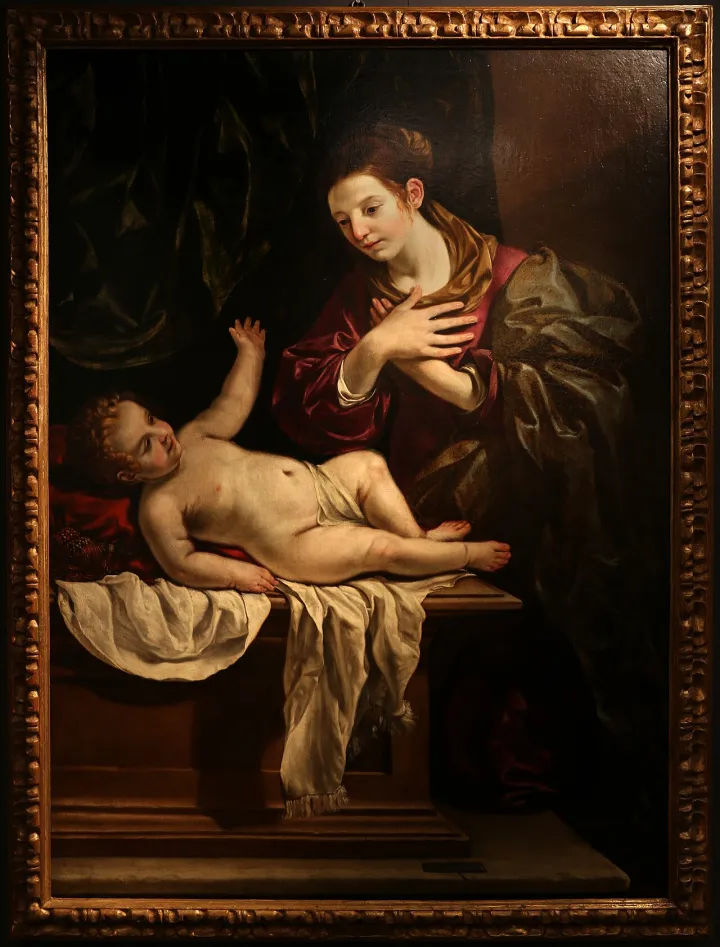 Matteo loves, madonna col bambino, 154,3x112,4 cm