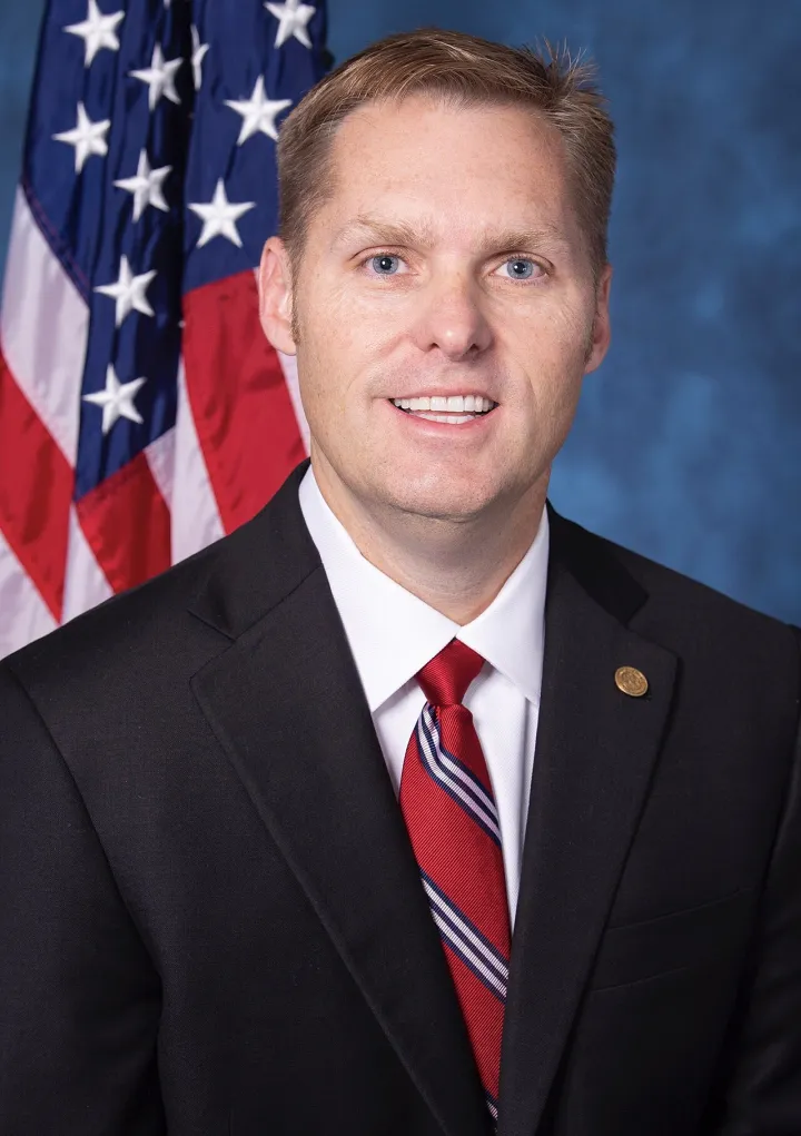 Michael Guest, official portrait, 116th Congress