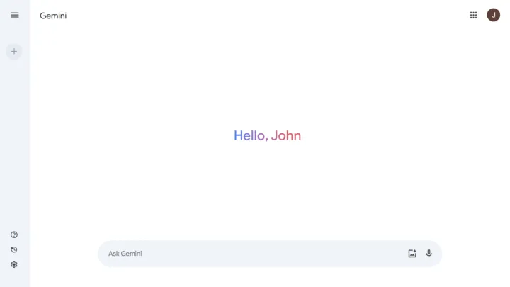 Google Gemini screenshot