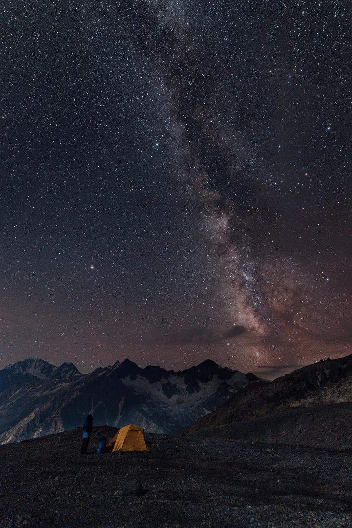 Milky way in Elbrus
