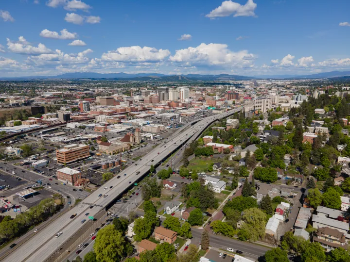 Spokane aerial, May 2023