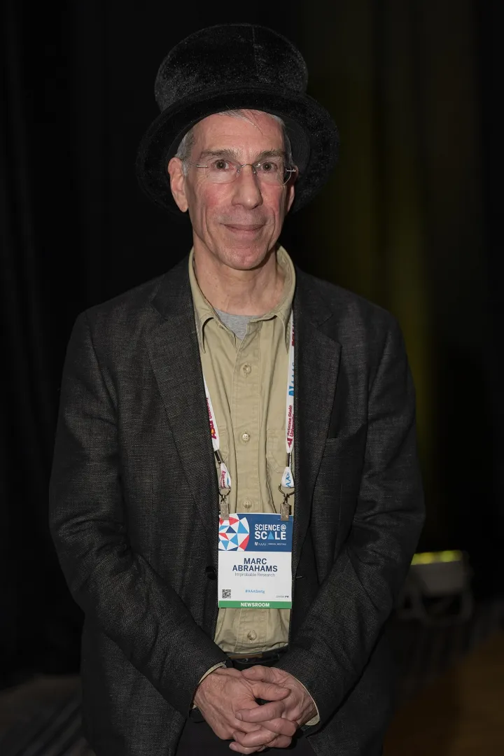 Marc Abrahams at the 2026 AAAS Improbable Research Show 03