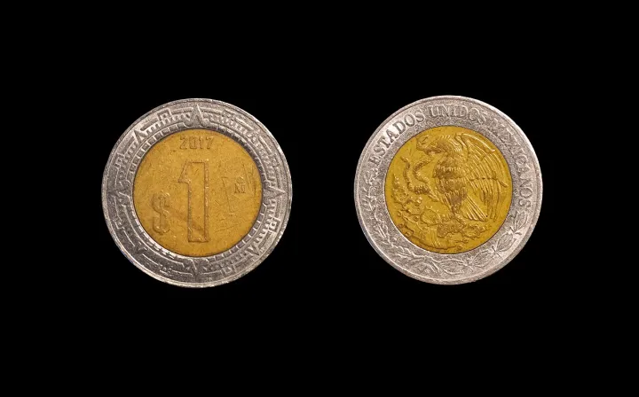 Moneda 1 Peso Mexicano A741300