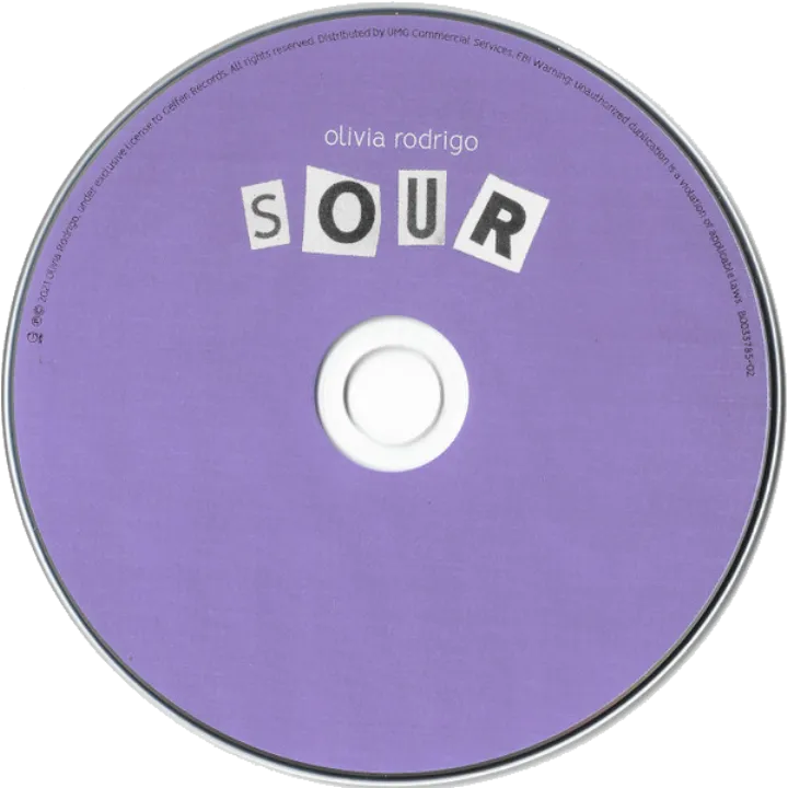 Sour by Olivia Rodrigo (Album CD) (US-2021)