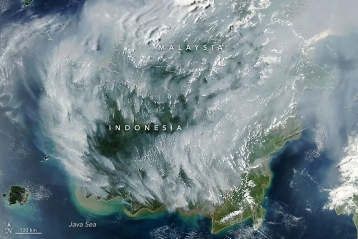 Peatland Fires Darken Skies in Indonesia (1283342 - s amo 20260901)