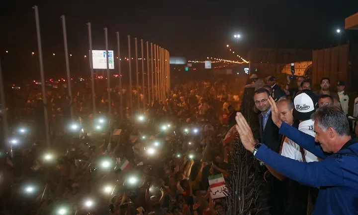 Iranian national football team returns to Tehran after 2018 WC 05
