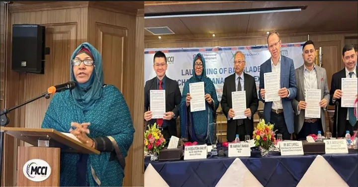 Waseqa Ayesha Khan At Purchasing Managers Index Publication Event Dhaka 2024-05-09 (PID-0008669)