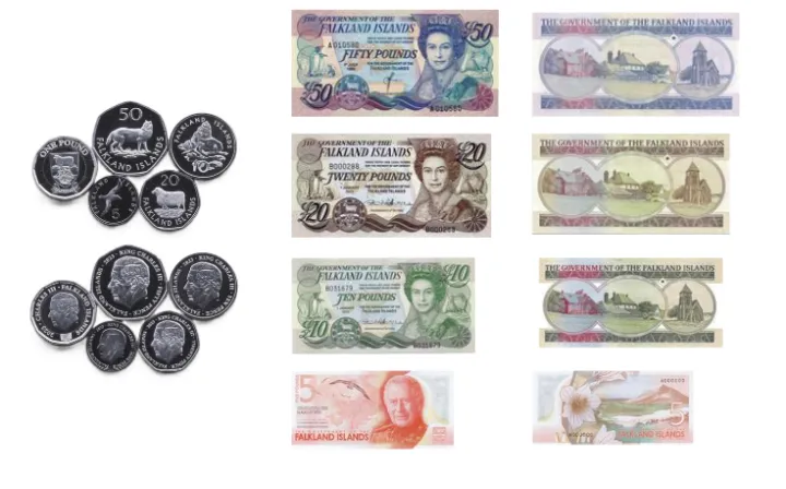 Falkland Islands £X banknote reverse