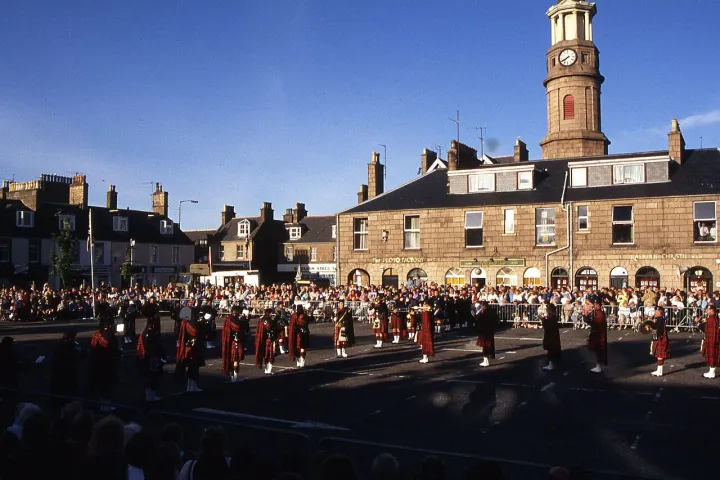 'Beating the Retreat' Market Square, Stonehaven - geograph.org.uk - 6483971