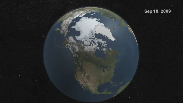 Arctic Sea Ice - September 2009 to March 2010 (HD VIDEO) (4497218048)