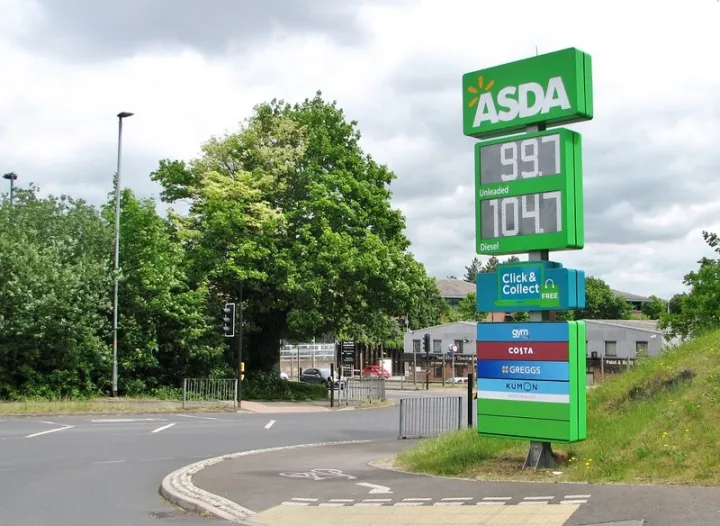 Current petrol prices at ASDA - geograph.org.uk - 6484670