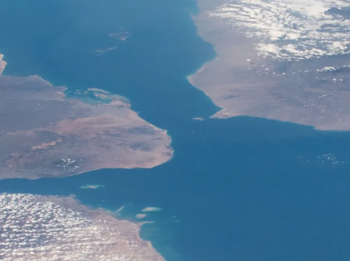 Bab-el-Mandeb, outer space