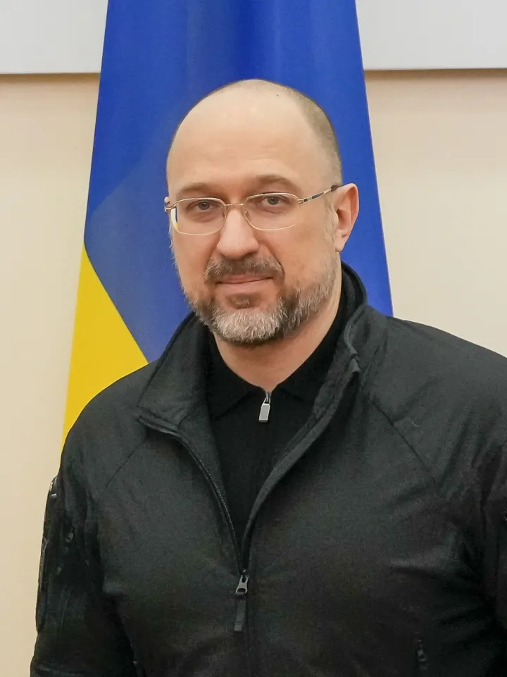 Denys Shmyhal in Kyiv, Ukraine on 27 February 2023 - 52743140449 (cropped)