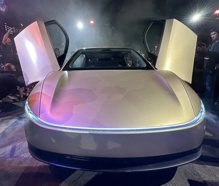 Front of the Tesla Cybercab