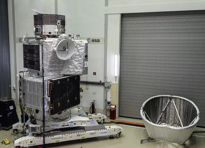 BepiColombo spacecraft stack ESA380846