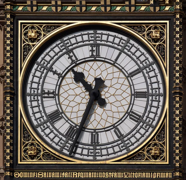 London Big Ben Inner Clock Face 1070925-PSD