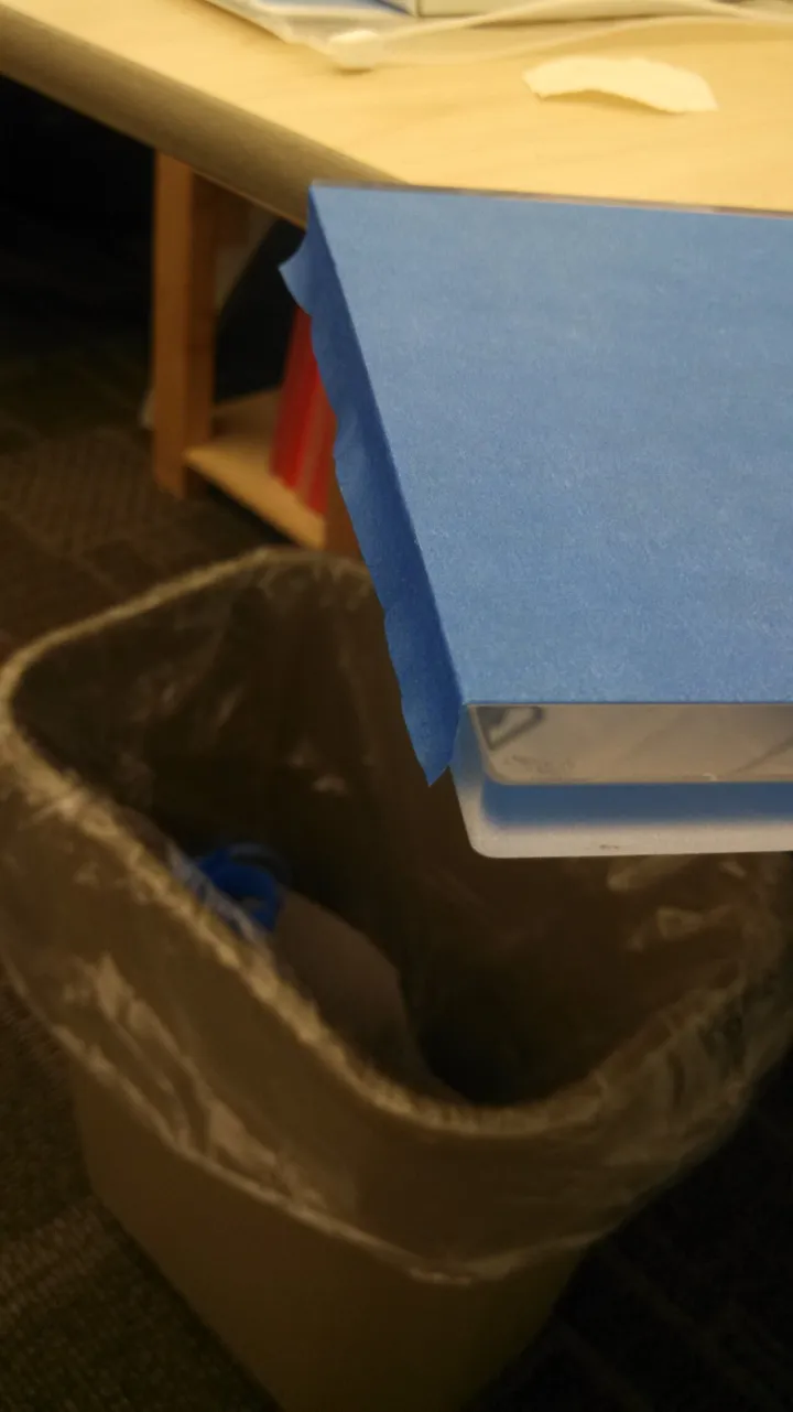 Fold edges down