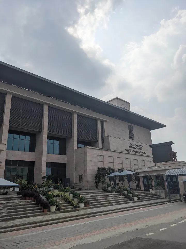 Andhra Pradesh high court side front view