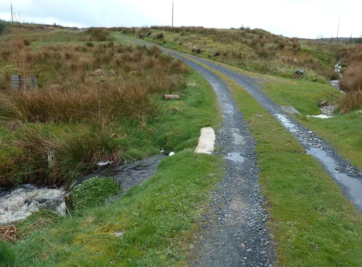 A small burn after heavy rain - geograph.org.uk - 3267217