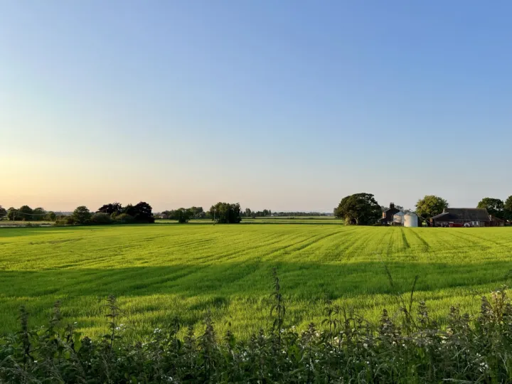 West Lancashire plain near Burscough