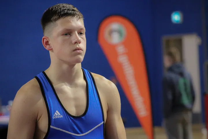 Wrestler at Irish Open Freestyle Wrestling Championships 2022