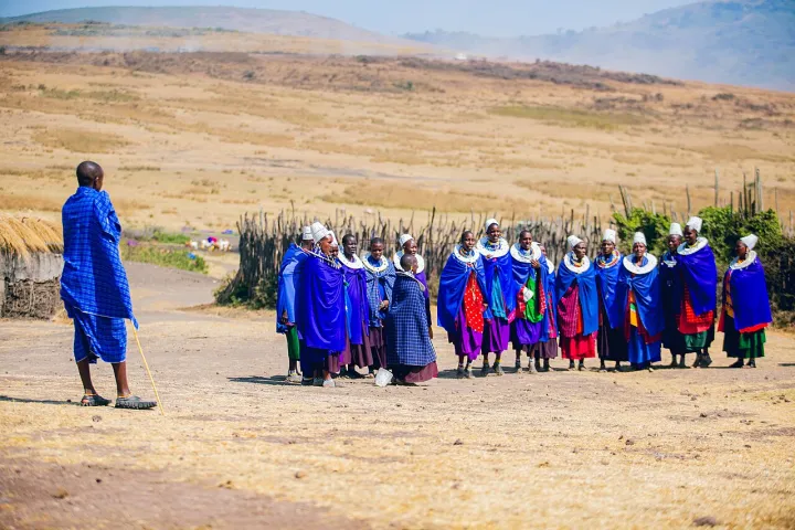 Portrait of Maasai women in the Ngorongoro Conservation Area