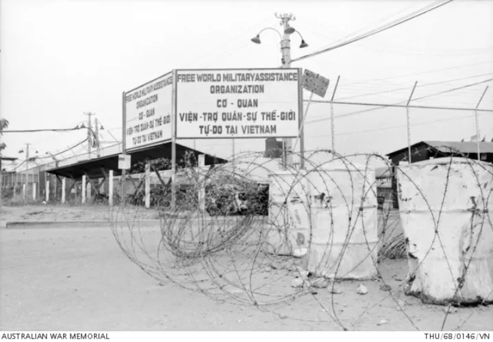 Free World Military Forces headquarters entrance