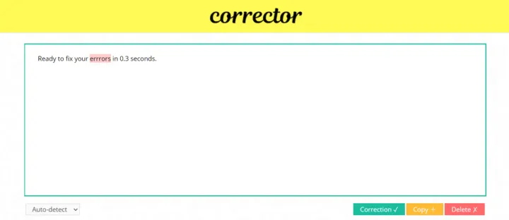 Corrector.co - Online Free Tool